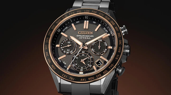 Men's Satellite Wave watches, featuring ATTESA model CC4074-61W image.